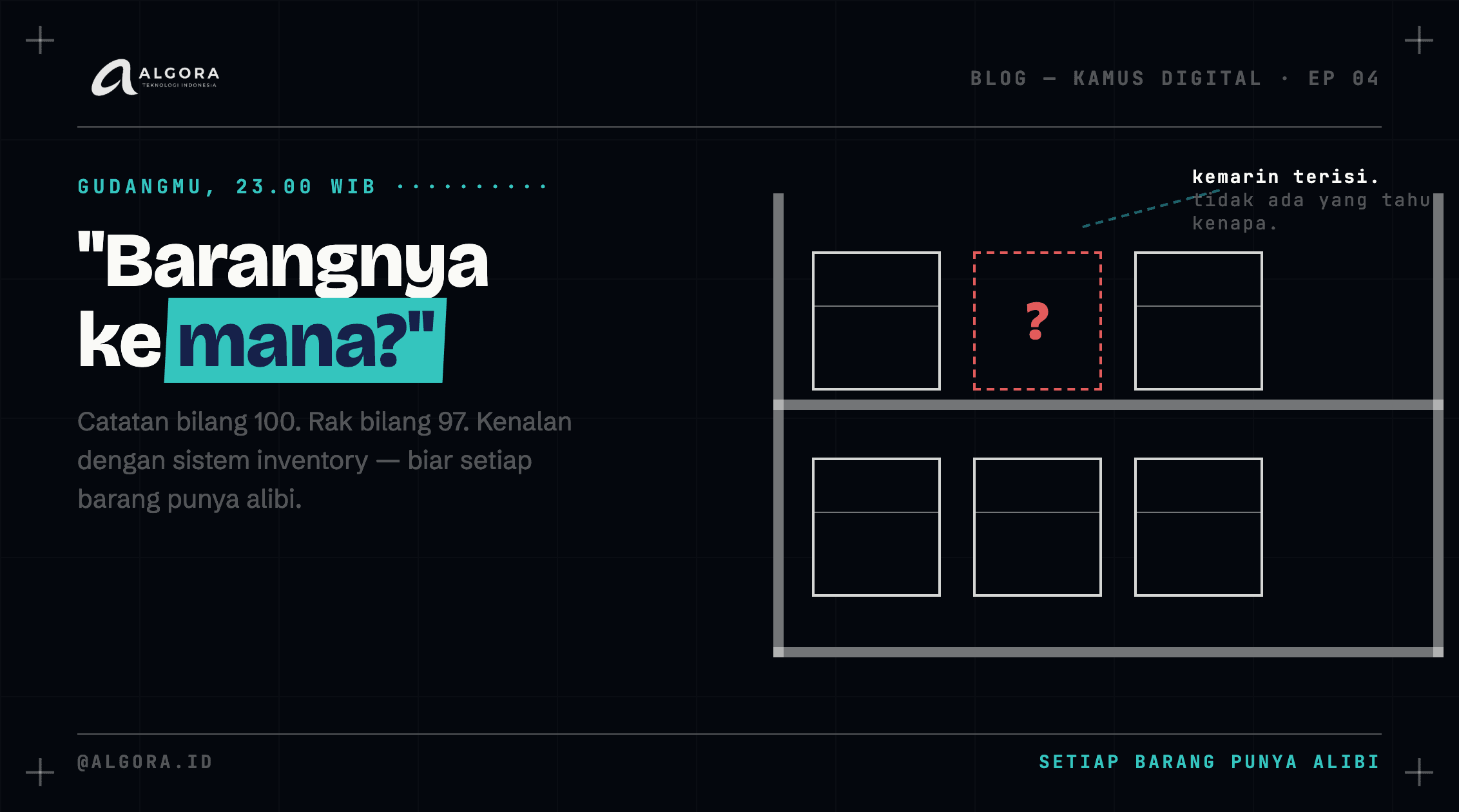 "Barangnya ke Mana?" — Kenalan dengan Sistem Inventory & Invoicing